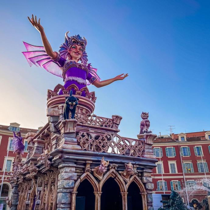 The King of the Oceans in Nice for the 2025 Carnival