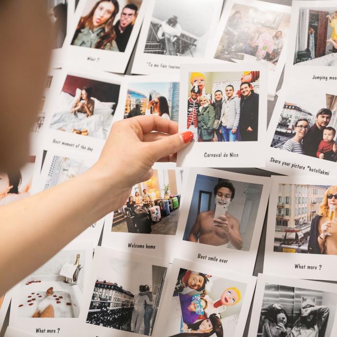 Partagez vos photos Instagram sur le social wall de l’hôtel